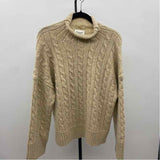 Abercrombie & Fitch Junior's Size S Tan Textured Sweater