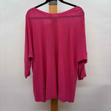 JJill Women's Size 2X Pink Solid Short Sleeve Shirt