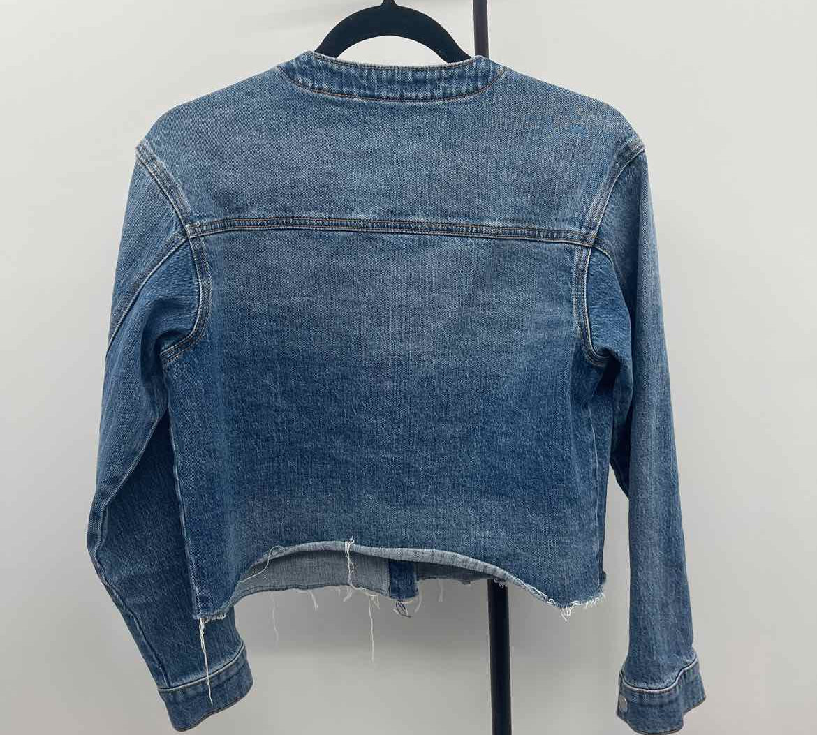 Evereve Women's Size XS Blue Solid Jacket