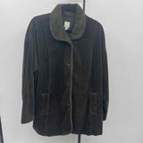 JJill Women's Size L Green Corduroy Coat