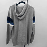 Commerce Men's Size XL Gray Striped Sweater
