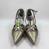 Carlos Women's Shoe Size 7.5 Gold Metallic Heels