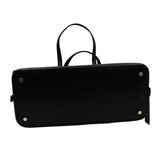 Bottom KATE SPADE Black Leather PATTERSON DRIVE Domed Satchel Purse w/Crossbody Strap