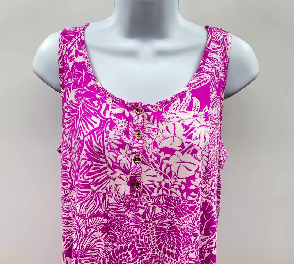 Lilly Pulitzer Women's Size 6 Pink Floral Dress
