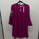 She + Sky Women's Size 10 Magenta Floral Dress