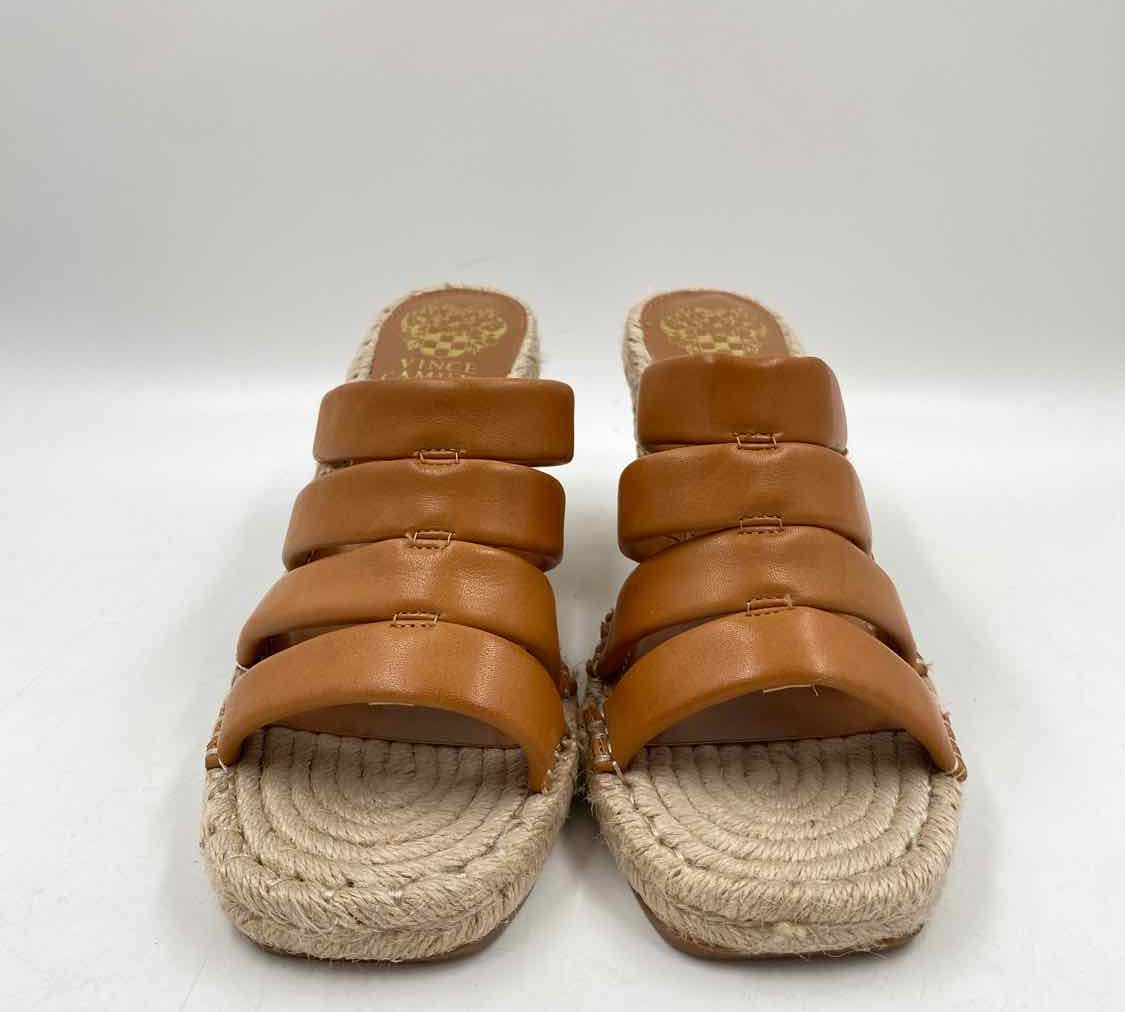 Vince Camuto Women's Shoe Size 7 Caramel Woven Wedges