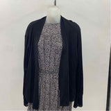 Eileen Fisher Women's Size L Black Solid Cardigan