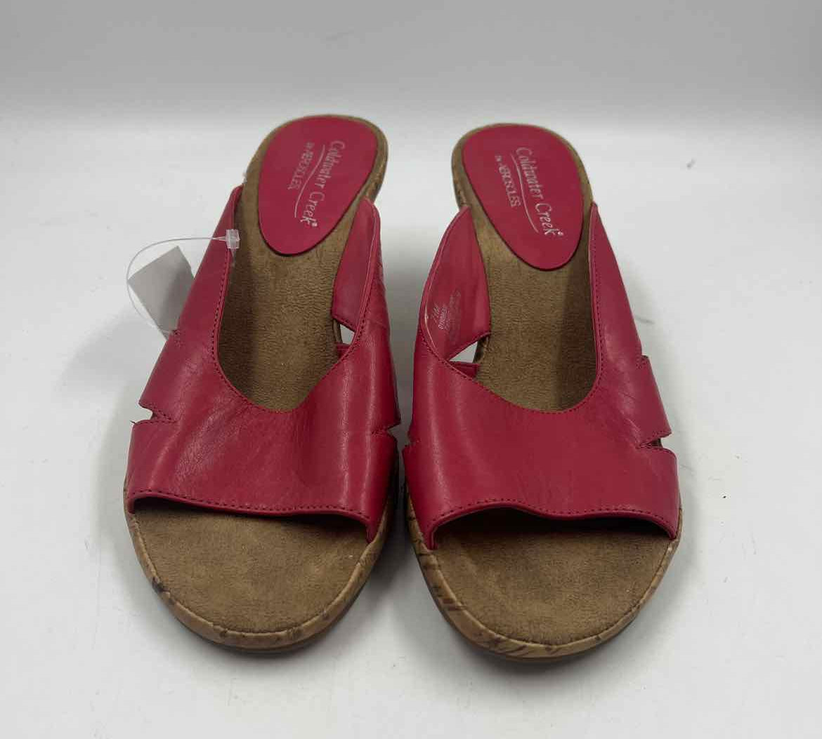 Coldwater Creek Women's Shoe Size 7.5 Pink Solid Sandals