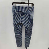 Athleta Women's Size 10 Navy Stripe Leggings