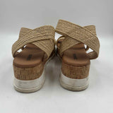 cushionaire Women's Shoe Size 9.5 Natural Woven Sandals