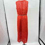 Per Se Women's Size 8 Burnt Orange Lace Dress