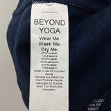 Beyond Yoga Women's Size 6 Navy Solid Leggings