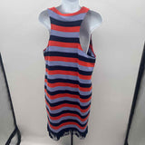 Tory Burch Women's Size 16 Blue Stripe Dress