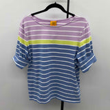Ruby Rd. Women's Size XL Multi-Color Stripe Short Sleeve Shirt