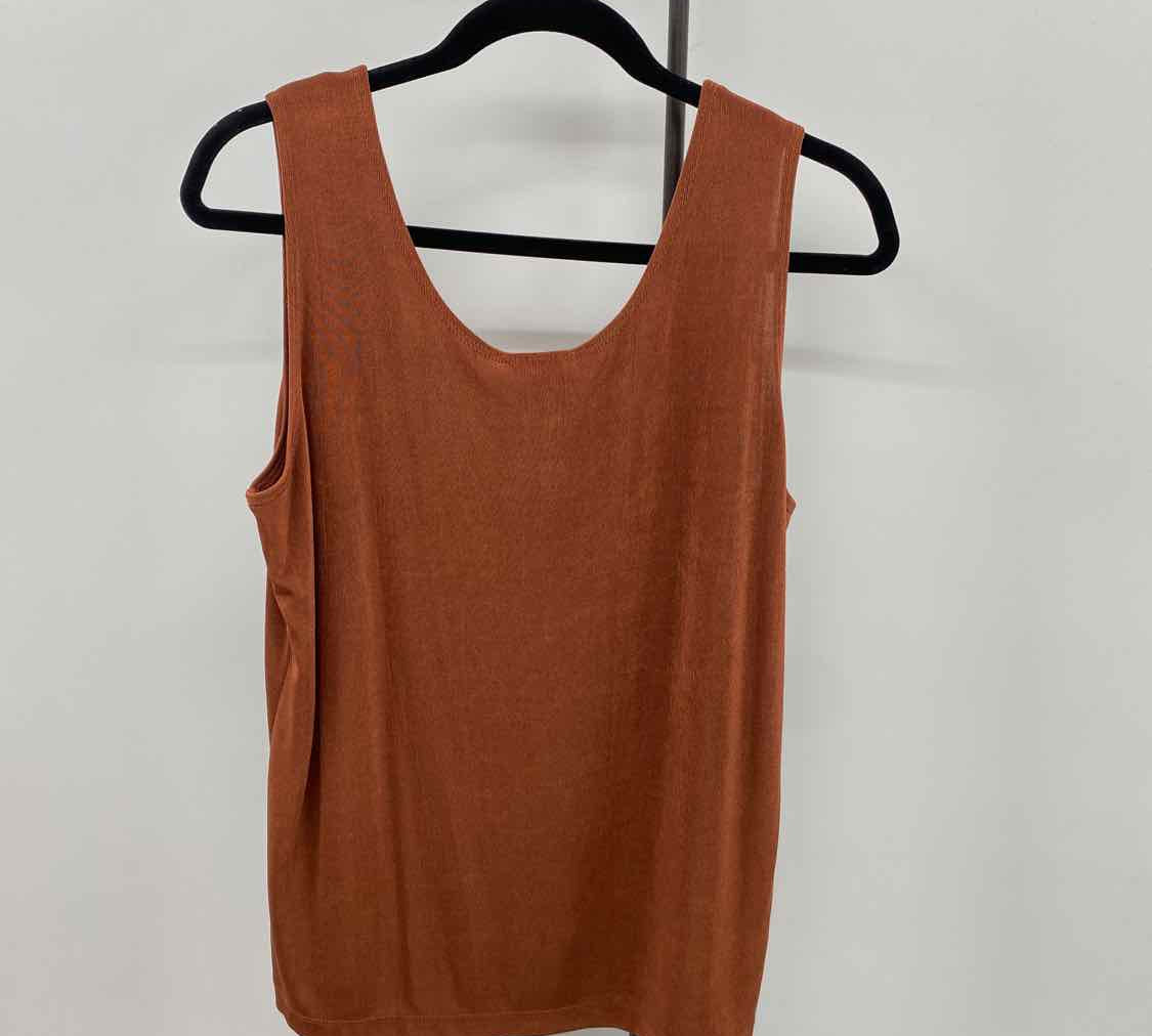 Chico's Women's Size XL Brown Solid Tank