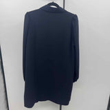 Tara Jarmon Women's Size 12 Navy Solid Dress