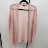 JJill Women's Size MP Pink Solid Cardigan