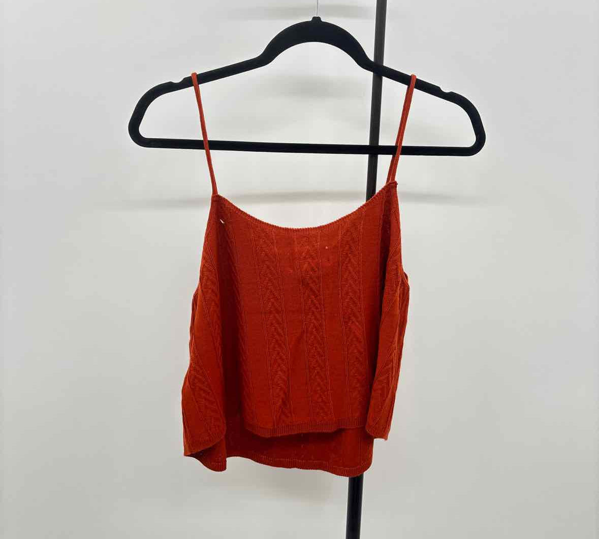 Anthropologie Junior's Size LP Rust Textured Tank