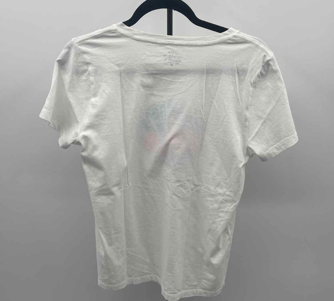 J Crew Women's Size M White Flamingo T-Shirt