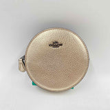 Coach Women's Gold Luxe pebbled Wallet