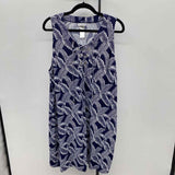 Tommy Bahama Women's Size 16 Navy Leaf Dress