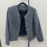 Chico's Women's Size S Blue Stripe Jacket