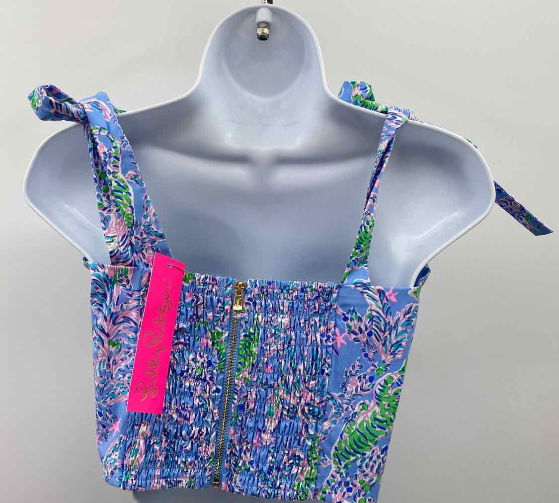 Lilly Pulitzer Women's Size 4 Lavender Abstract Tank
