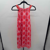 Cabana Women's Size 14 coral Geometric Dress