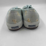 Superga Women's Shoe Size 7.5 Light Blue Floral Sneakers