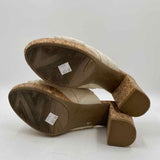 Life Stride Women's Shoe Size 7.5 Beige Textured Sandals