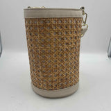 TOMMY BAHAMA Woven Rattan Bucket Bag Purse