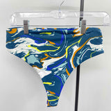 Maaji Women's Size 16 Multi-Color Abstract Swimsuit - Separate