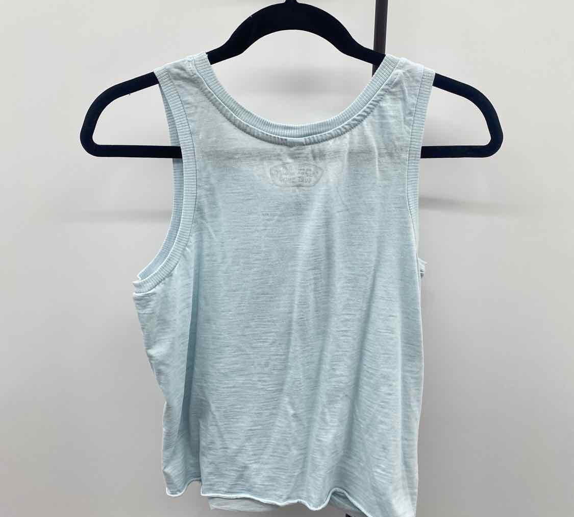 Ron Jon Junior's Size M Light Blue Logo Sleeveless Shirt