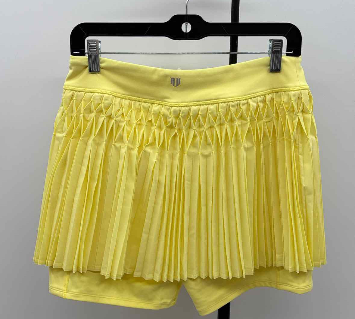Eleven Women's Size M Yellow Pleated Skirt