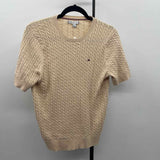 Tommy Hilfiger Women's Size M Beige Cable Knit Sweater