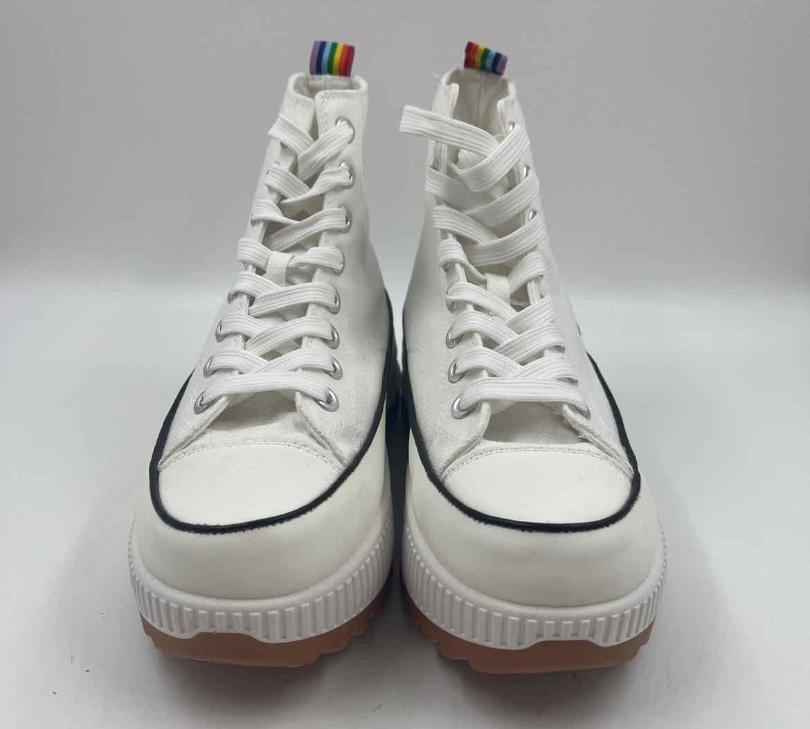 Madden Girl Women's Shoe Size 8 White Solid Sneakers