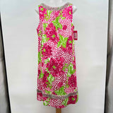 Lilly Pulitzer Women's Size 12 Magenta Floral Dress