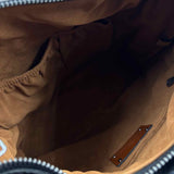 Interior NWT PATRICIA NASH Black Leather ELIA HOBO Shoulder Bag Purse