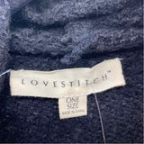 Lovestitch Women's Size One Size Black Textured Jacket