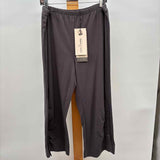 Neon Buddha Women's Size 14 Charcoal Solid Capris