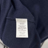 Talbots Women's Size L Navy Solid Long Sleeve Shirt