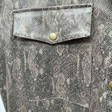 Insight Women's Size 16W Taupe Snakeskin Jacket