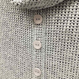 Multiples Women's Size SP Green Textured Long Sleeve Shirt