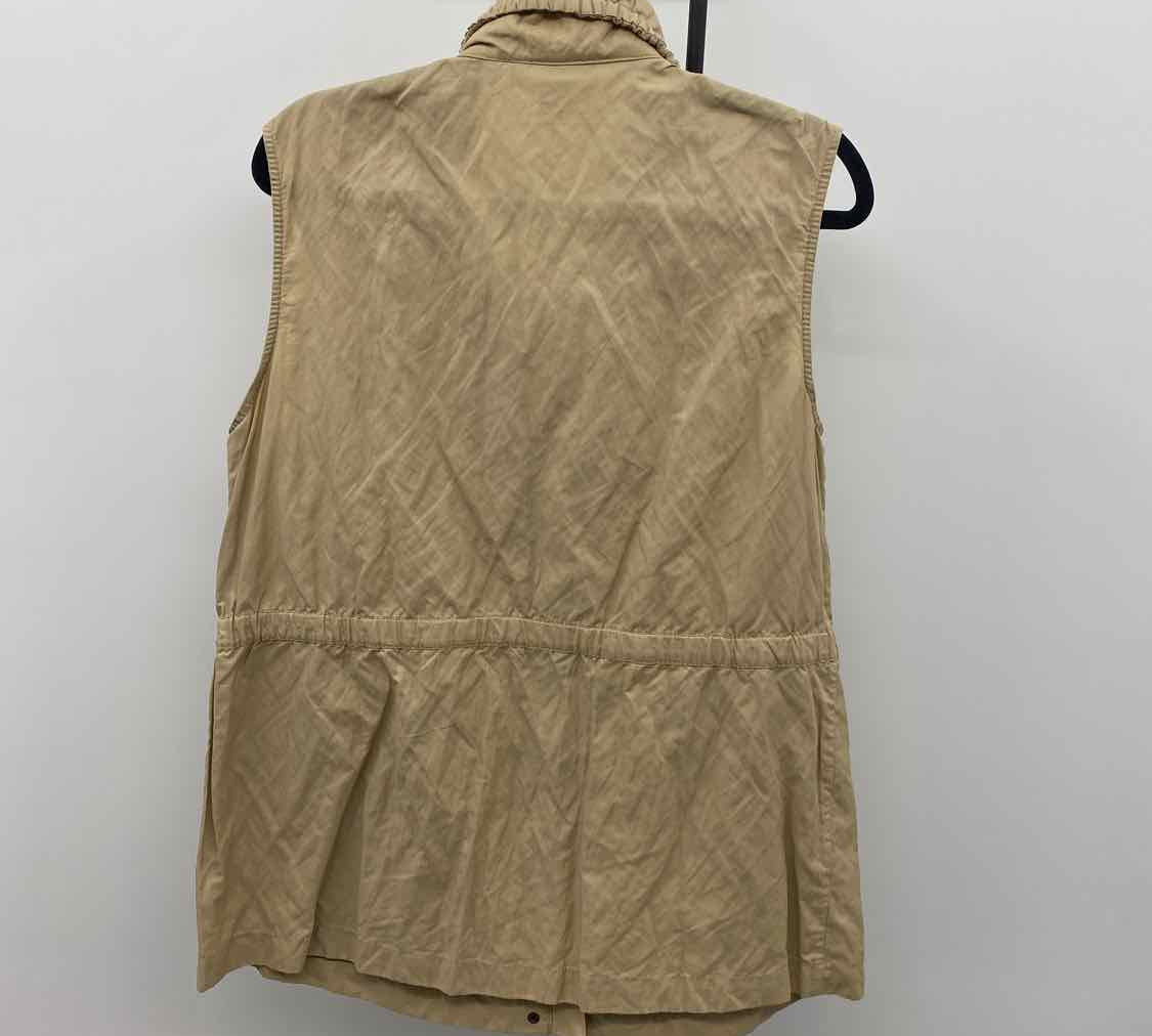 Coldwater Creek Women's Size XL Tan Soccer Vest