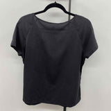 Banana Republic Women's Size MP Black medallion Short Sleeve Shirt