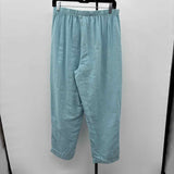 Hot Cotton Women's Size 10 Aqua Solid Pants