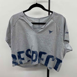 Under Armour Women's Size L Blue Words T-Shirt