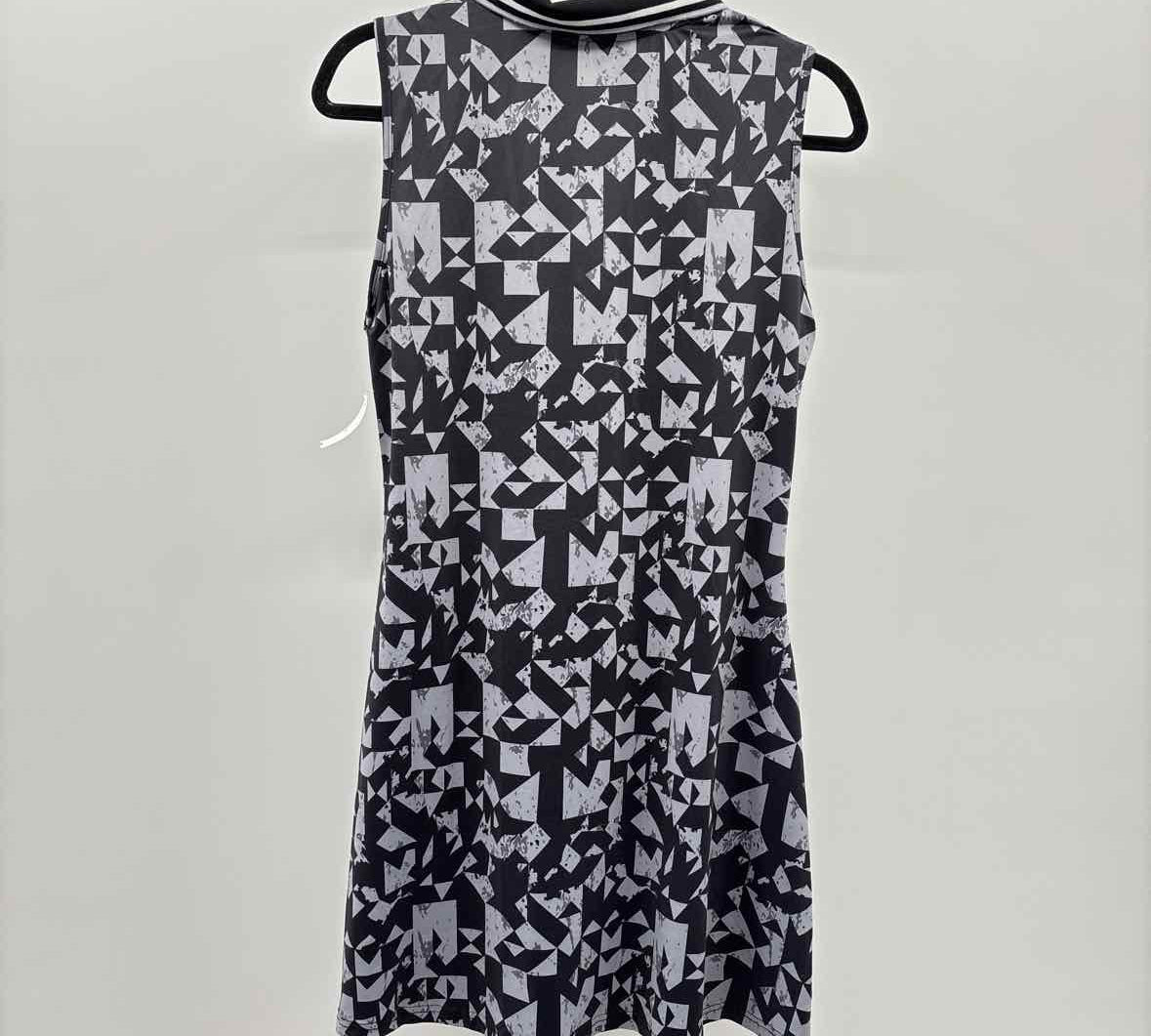 Freeye Women's Size 10 Charcoal Geometric Dress