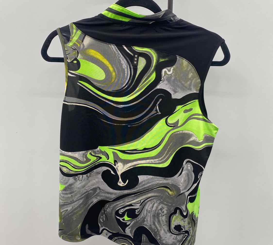 Jamie Sadock Women's Size M Black Abstract Sleeveless Shirt