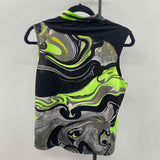 Jamie Sadock Women's Size M Black Abstract Sleeveless Shirt